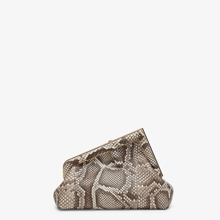 Fendi Small Natural Python Leather Bag Fendi