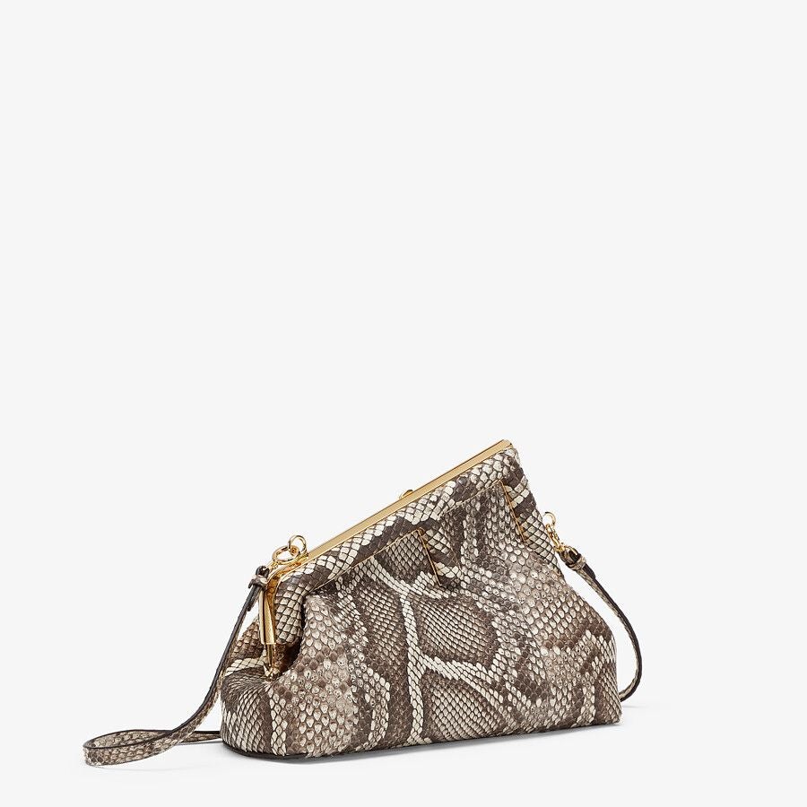 Fendi Small Natural Python Leather Bag Fendi