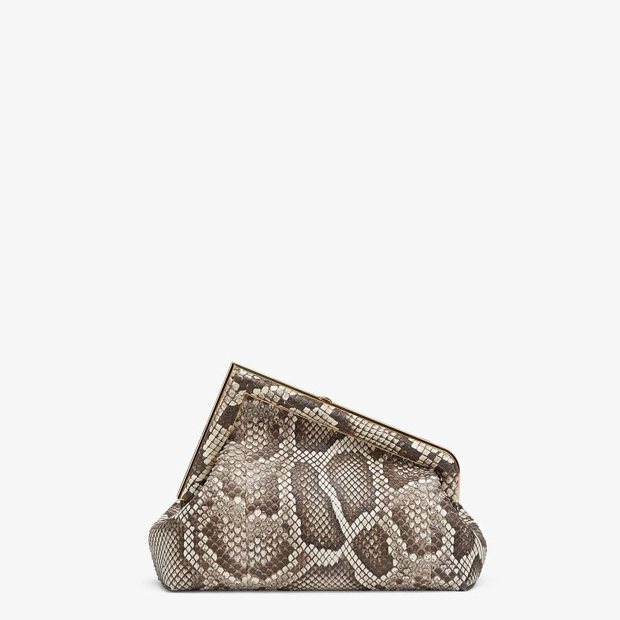 Fendi Small Natural Python Leather Bag Fendi
