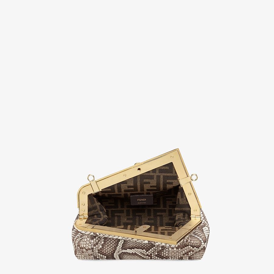 Fendi Small Natural Python Leather Bag Fendi