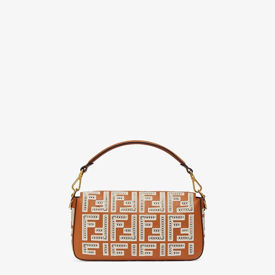 Fendi Leather Bag With Ff Embroidery Fendi