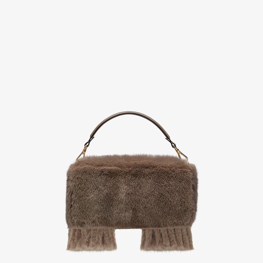 Fendi Mink Bag With Fringing Fendi