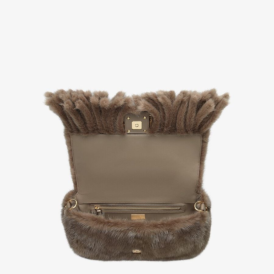 Fendi Mink Bag With Fringing Fendi