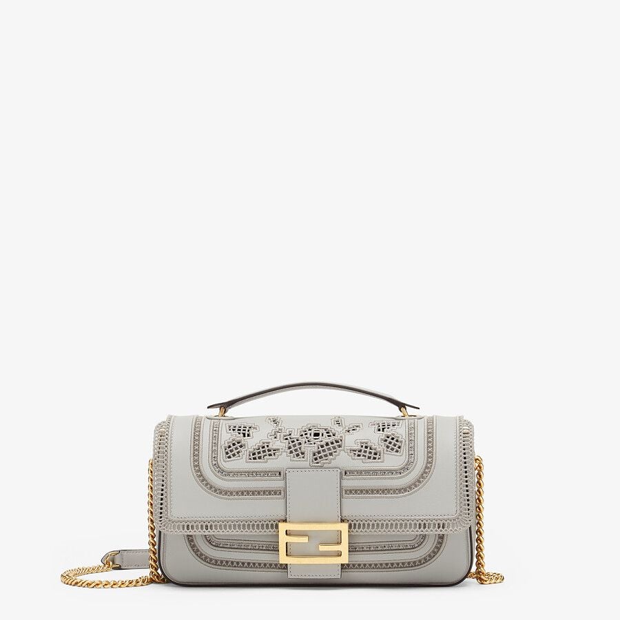 Fendi Embroidered Leather Bag Fendi
