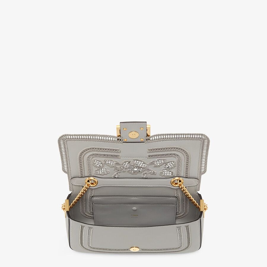 Fendi Embroidered Leather Bag Fendi