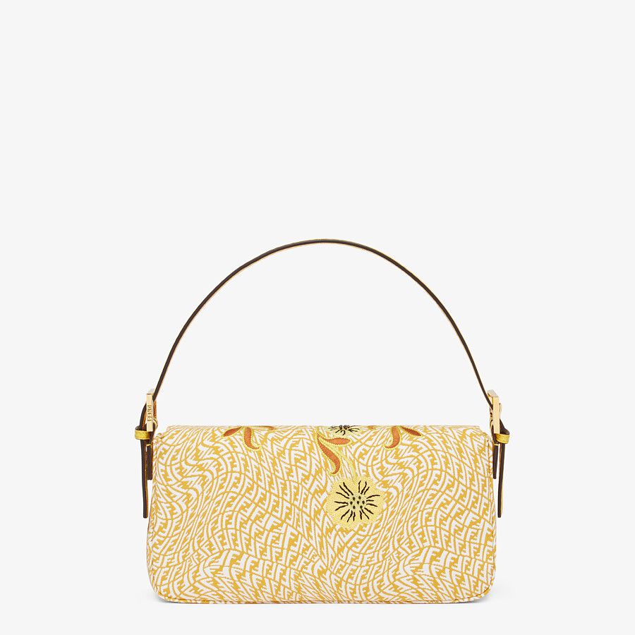 Fendi Ff Vertigo Jacquard Bag With Embroidery Fendi