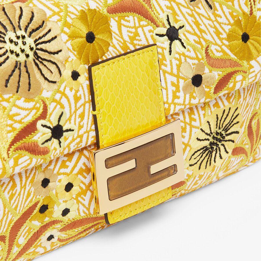 Fendi Ff Vertigo Jacquard Bag With Embroidery Fendi