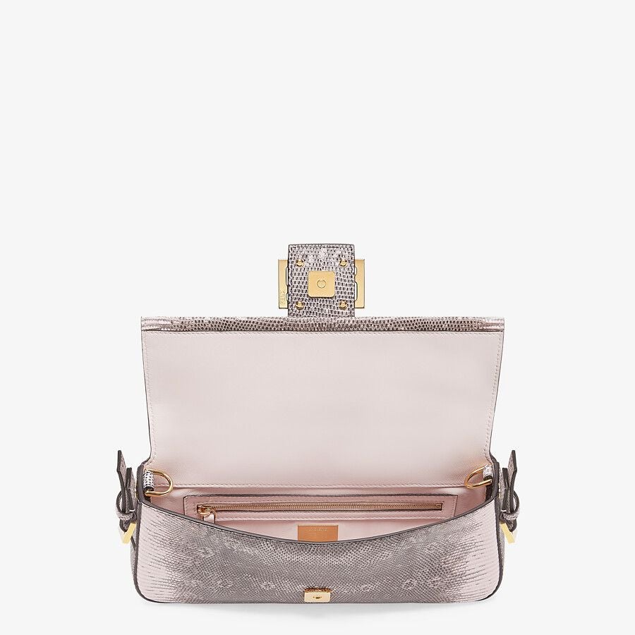 Fendi Pink Lizard Leather Re-edition Bag Fendi