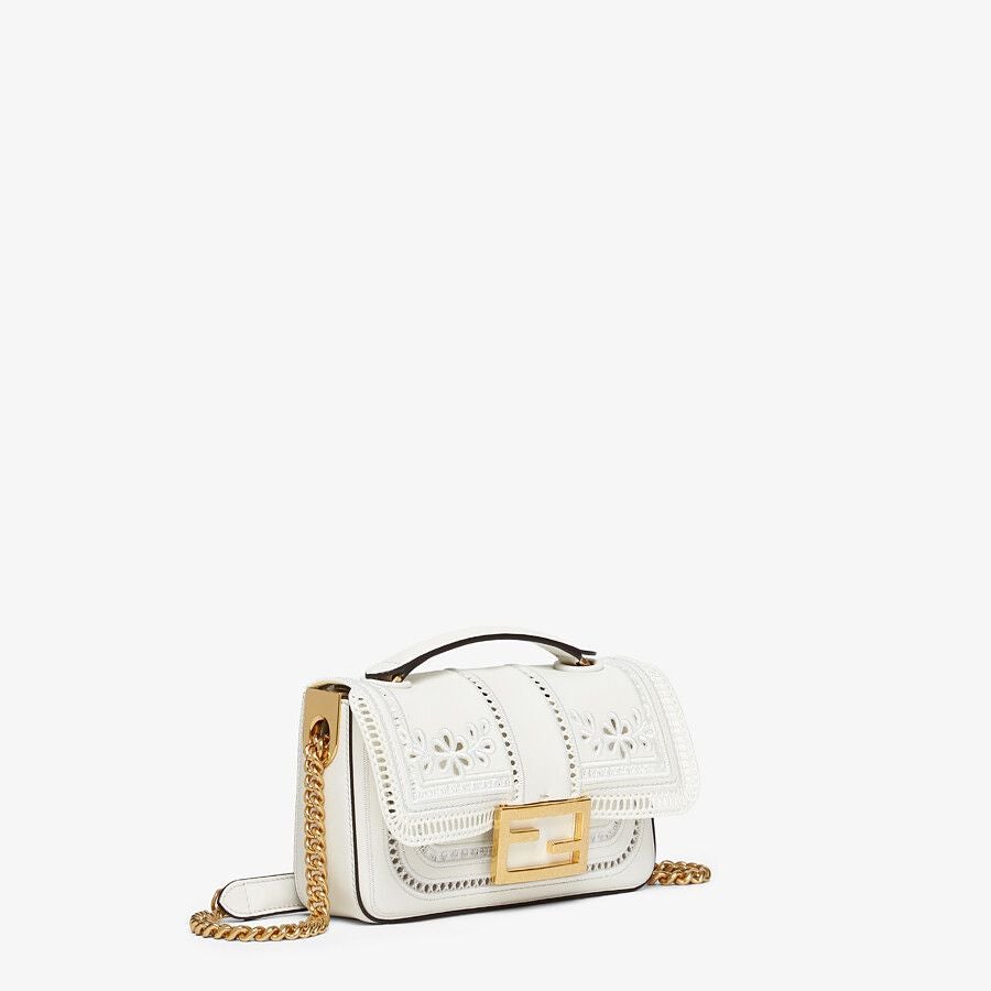 Fendi Embroidered  Leather Bag Fendi