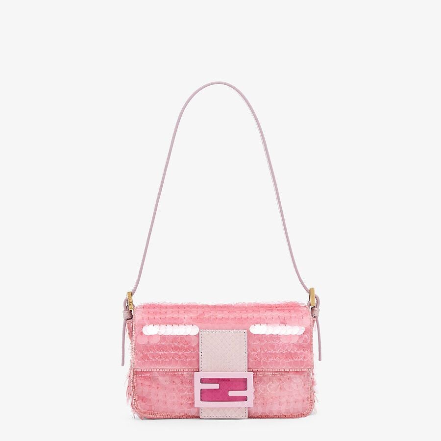 Fendi Mini Satin Bag With Sequin Fendi