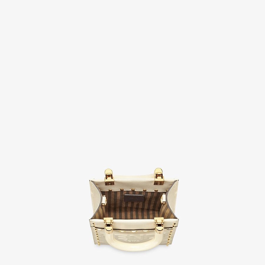 Fendi White Leather Mini Bag Fendi