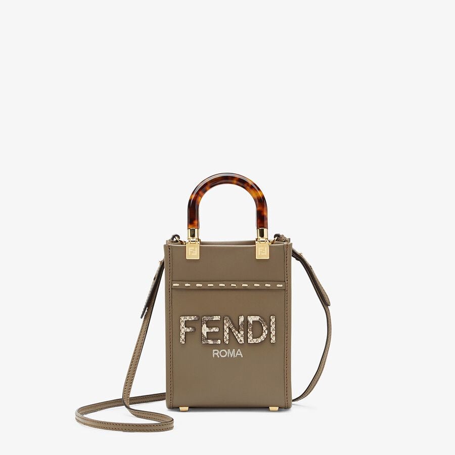 Fendi Leather and Elaphe Mini-bag Fendi