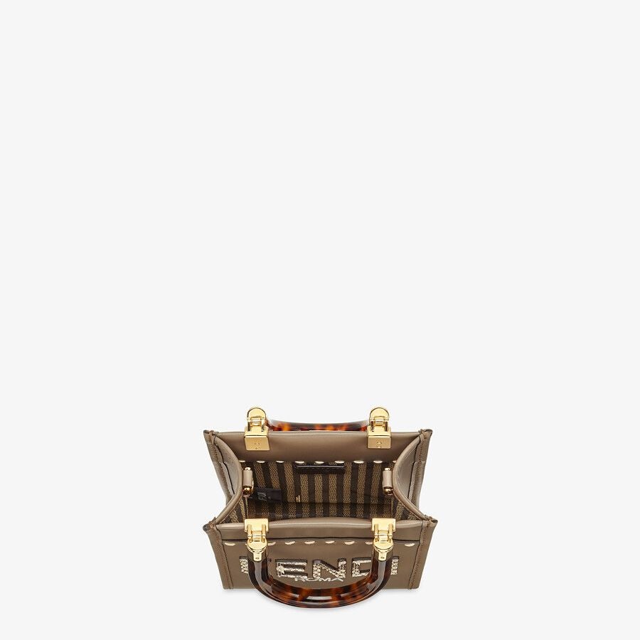 Fendi Leather and Elaphe Mini-bag Fendi