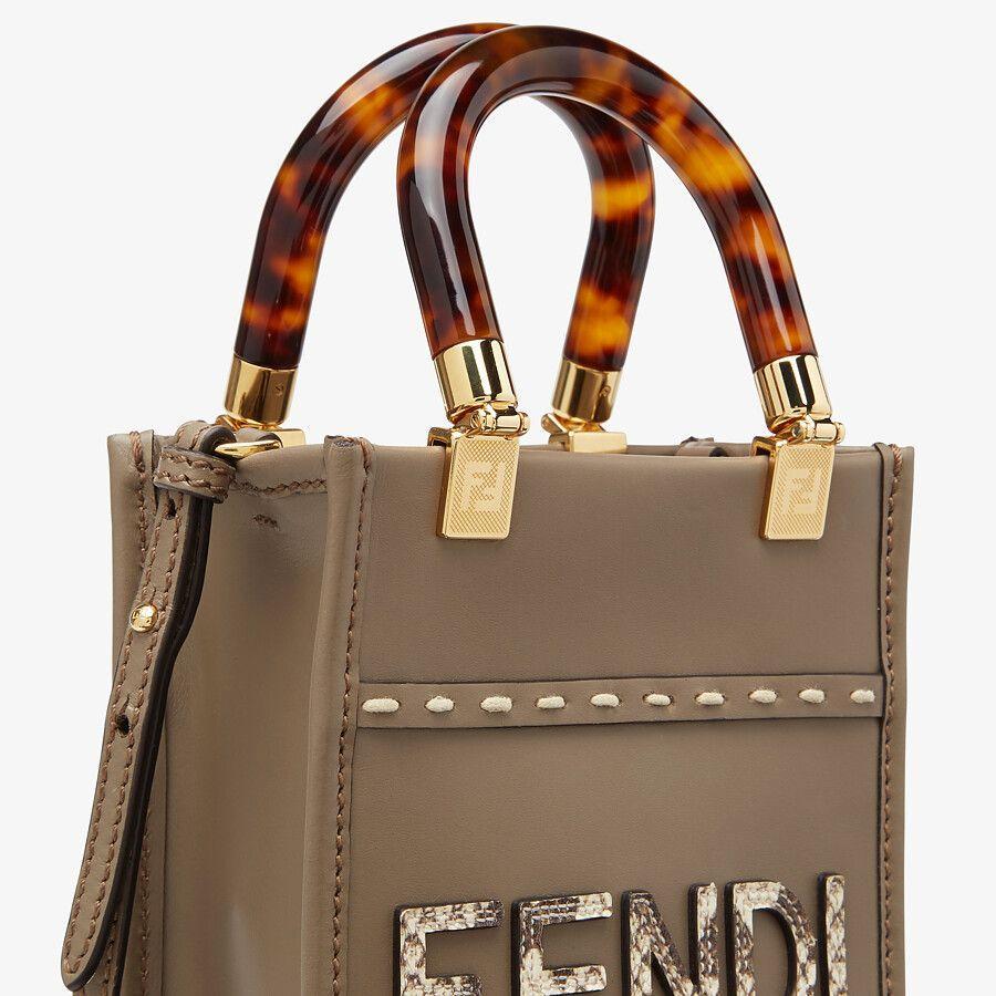 Fendi Leather and Elaphe Mini-bag Fendi