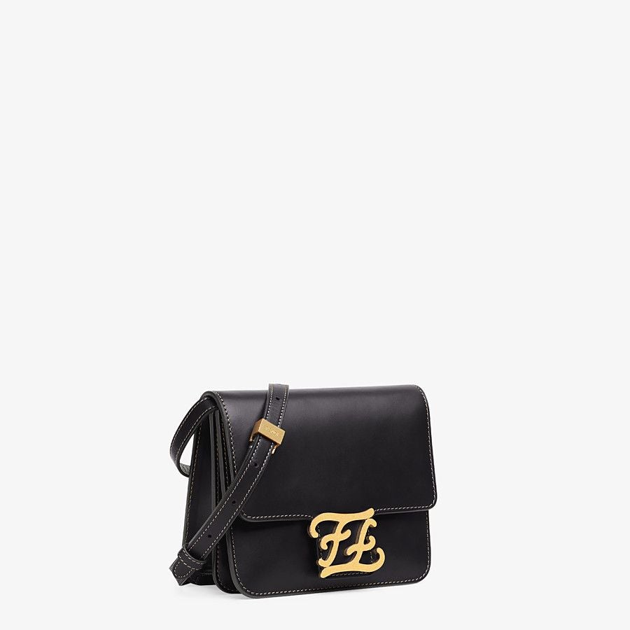 Fendi Karligraphy Black Leather Bag Fendi