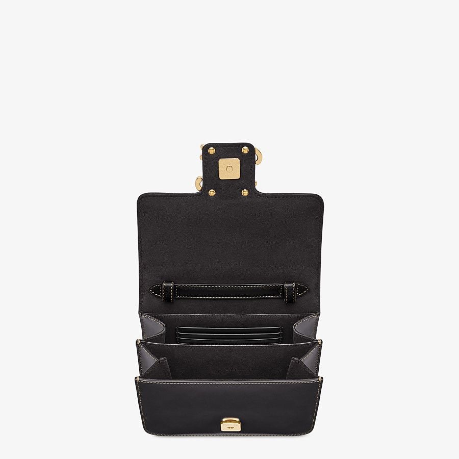 Fendi Karligraphy Black Leather Bag Fendi