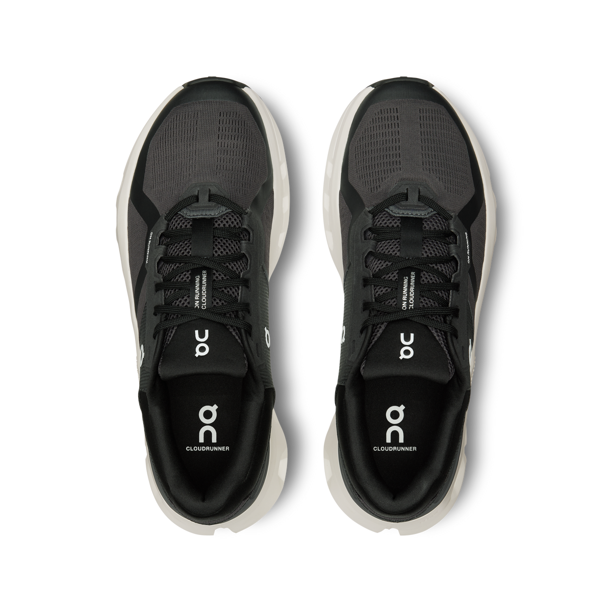 On Running Men's Cloudrunner 2 Wide Shoes - Eclipse / Black On Running