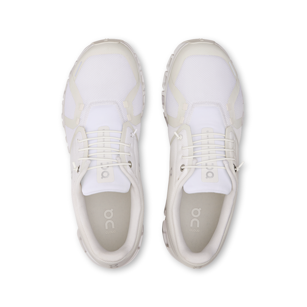 On Running Men's Cloud 6 Shoes - White / White On Running
