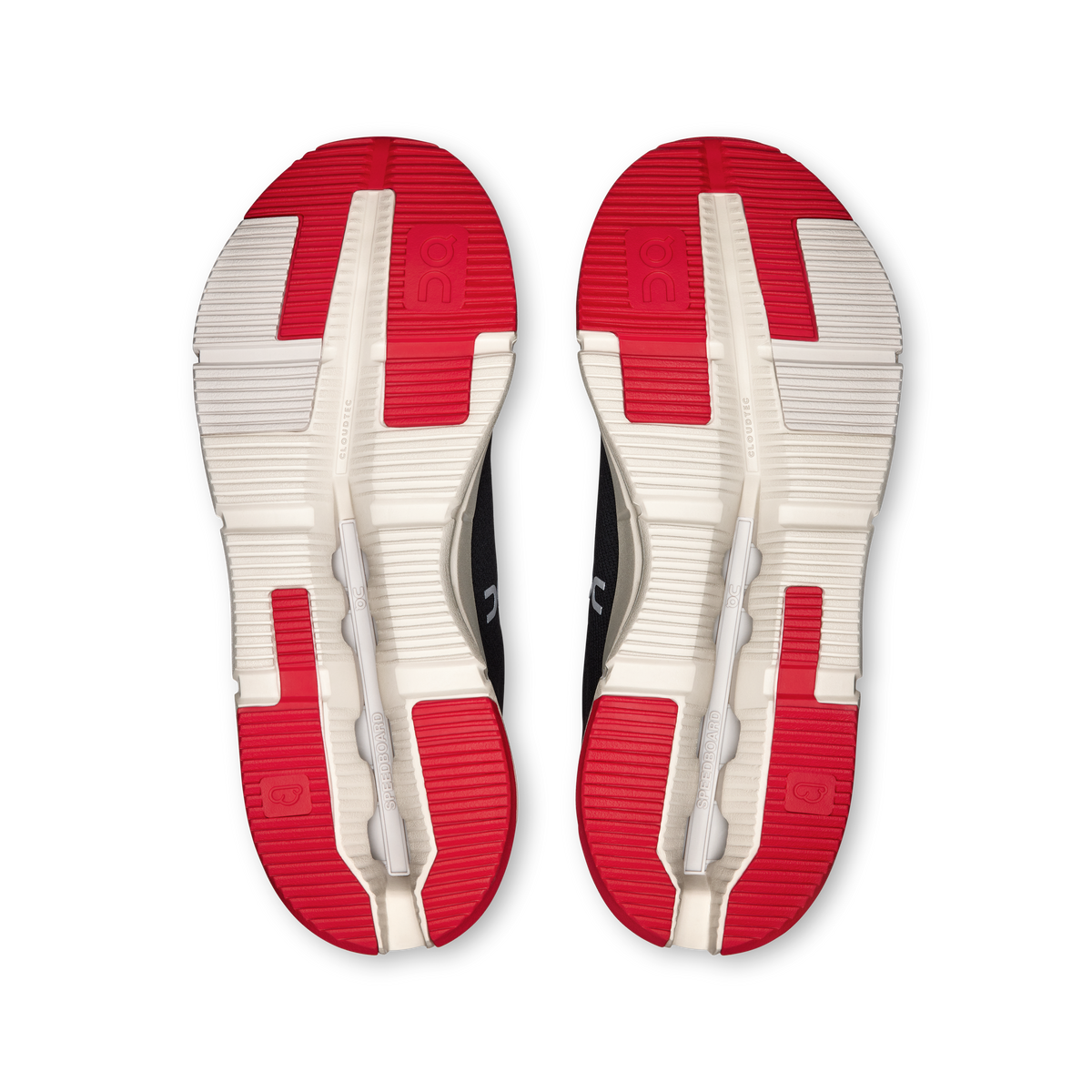 On Running Men's Cloudnova 2 Shoes - Black / Red On Running