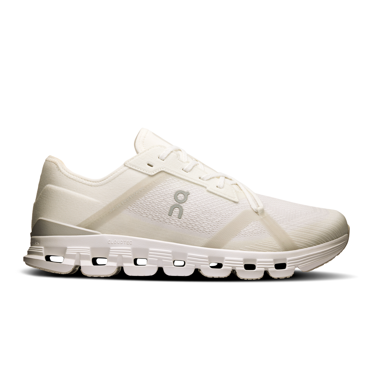 On Running Men's Cloud X 4 Ad Shoes - White / Wolf On Running