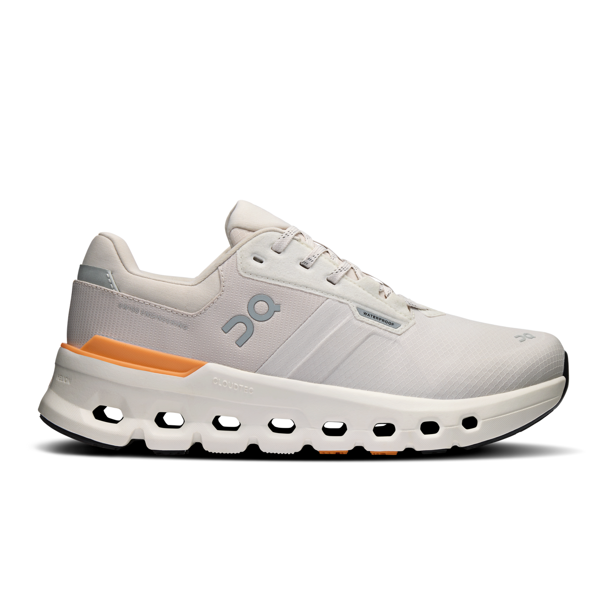 On Running Women's Cloudrunner 2 Waterproof Shoes - Wolf / Tangerine On Running