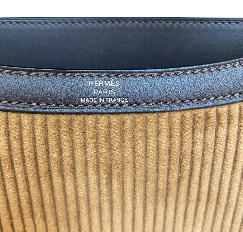 Hermès Constance 24 Velours Cotele Swift Limited Edition Bag Crowned Bag