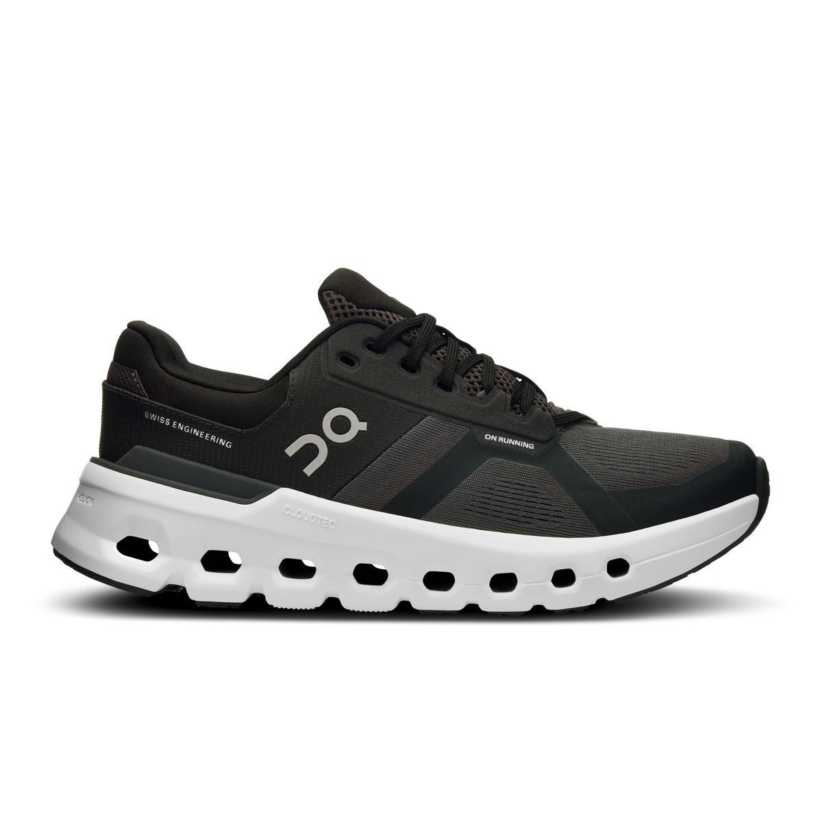 On Running Women's Cloudrunner 2 Wide Shoes - Eclipse / Black On Running