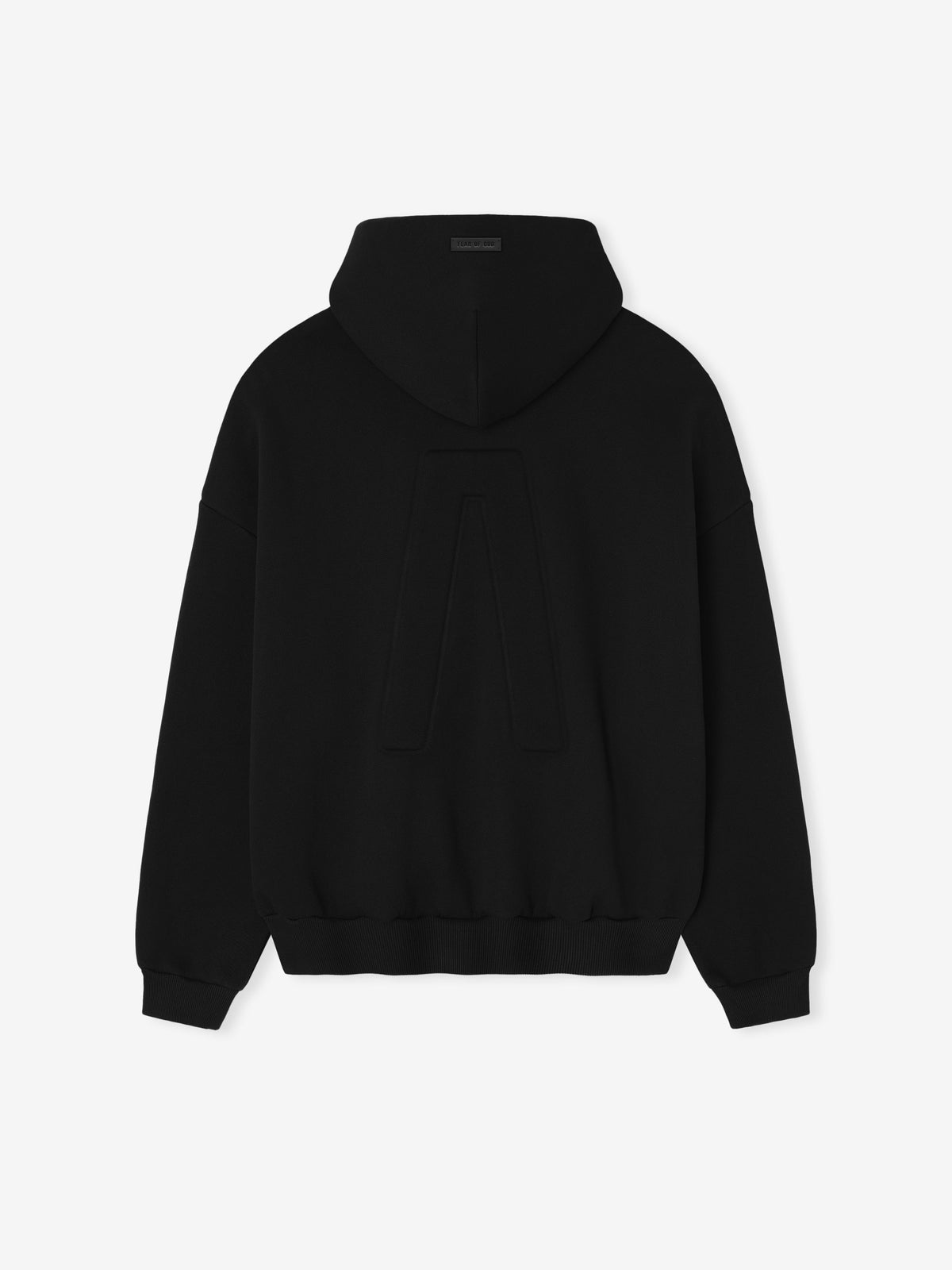 Fear of God Athletics Half Zip Hoodie - Heavy Cotton Fleece Black BagAg