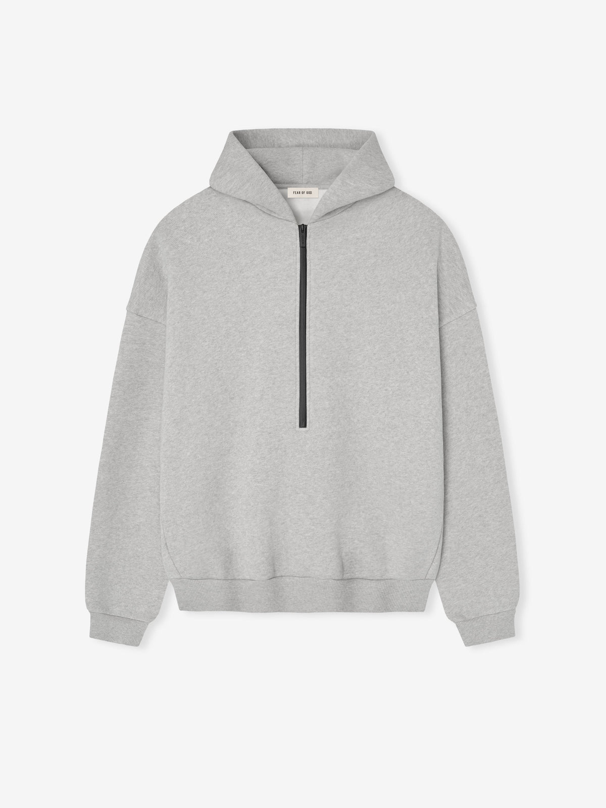Fear of God, Athletics, Half Zip Hoodie, Fleece Hoodie, Men's Hoodies, Streetwear, Casual Wear, Cotton Hoodie BagAg