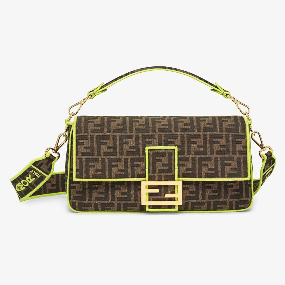 BAGUETTE LARGE Fendi Roma/Amor Fabric Bag Fendi