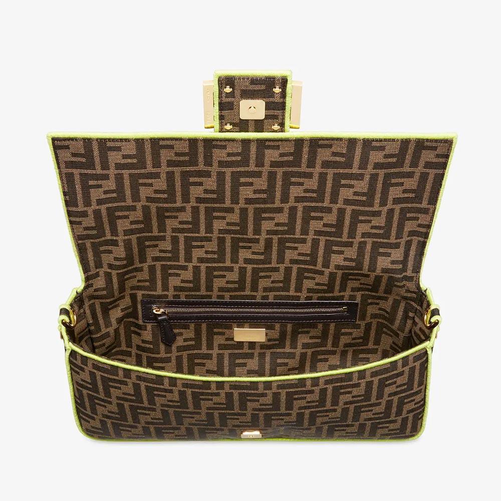 BAGUETTE LARGE Fendi Roma/Amor Fabric Bag Fendi