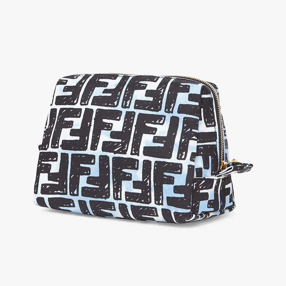 BEAUTY POUCH SMALL Multicolour Nylon Toiletry Case Fendi