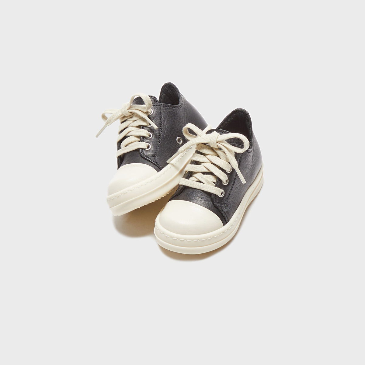 Rick Owens TD Vintage Sneaks - Black / Milk Rick Owens