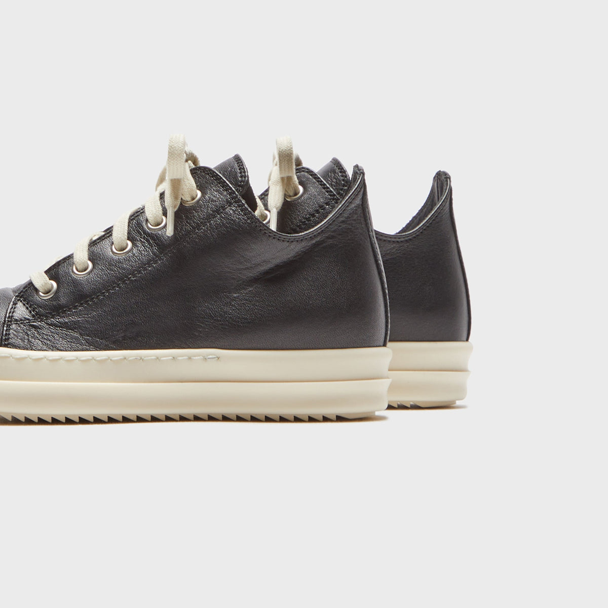 Rick Owens Kids Low Sneaks - Black / Milk Rick Owens