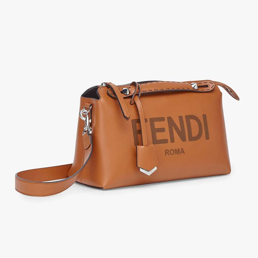 BY THE WAY MEDIUM Brown Leather Boston Bag Fendi