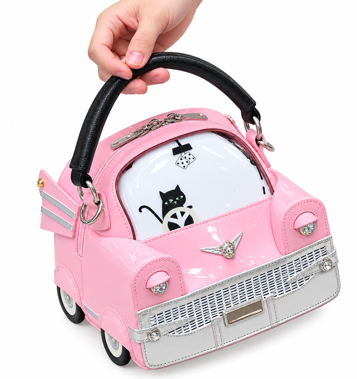 BagAg Woman Novelty Car Shaped Crossbody Handbag BagAg