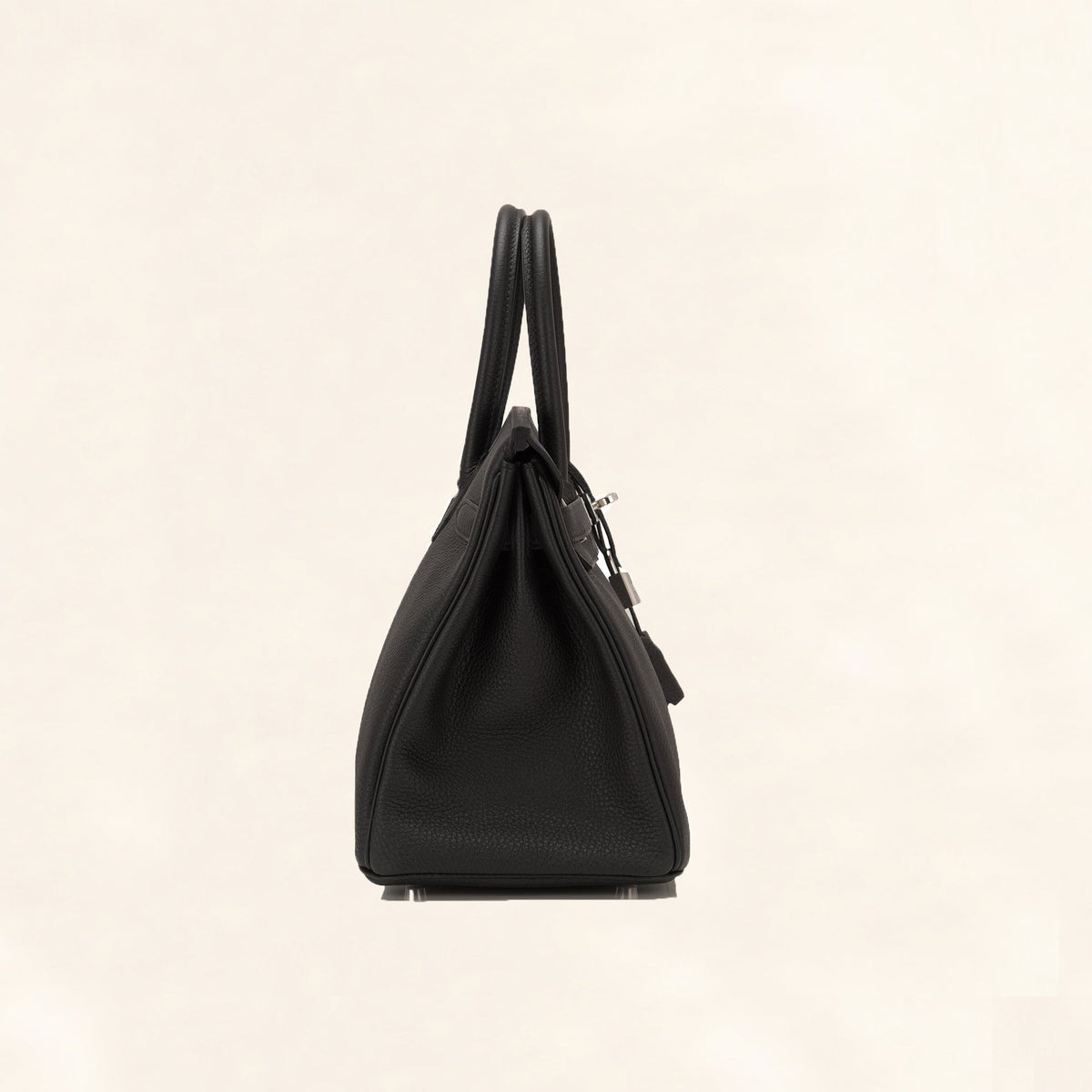 Hermès | Black Togo Birkin with Silver Hardware | 30 Crowned Bag