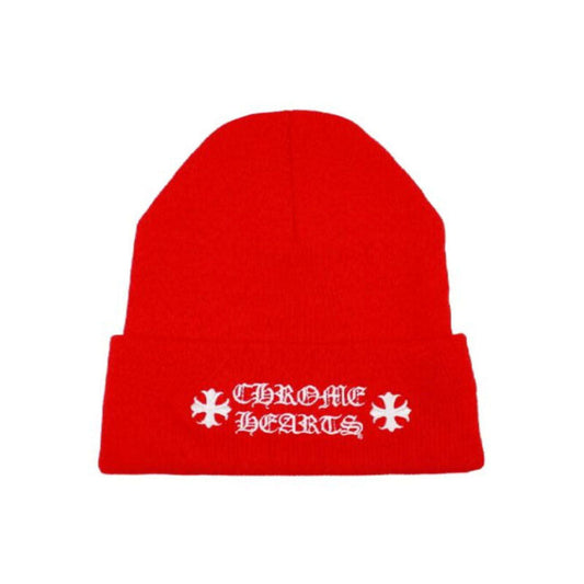 Chrome Hearts Beanie in Red