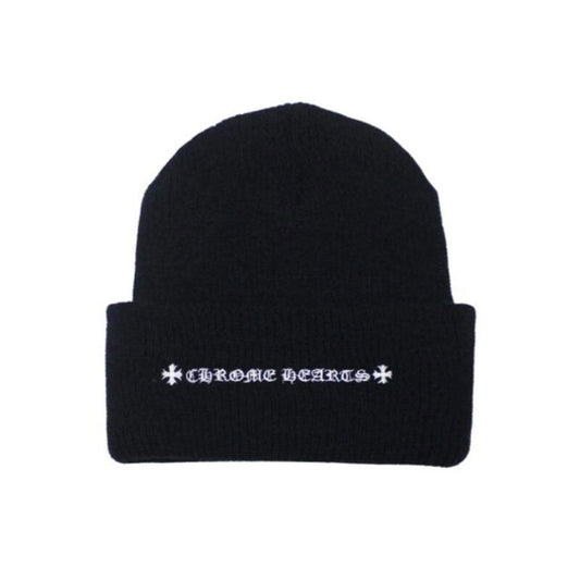 Chrome Hearts Cross Beanie in Black