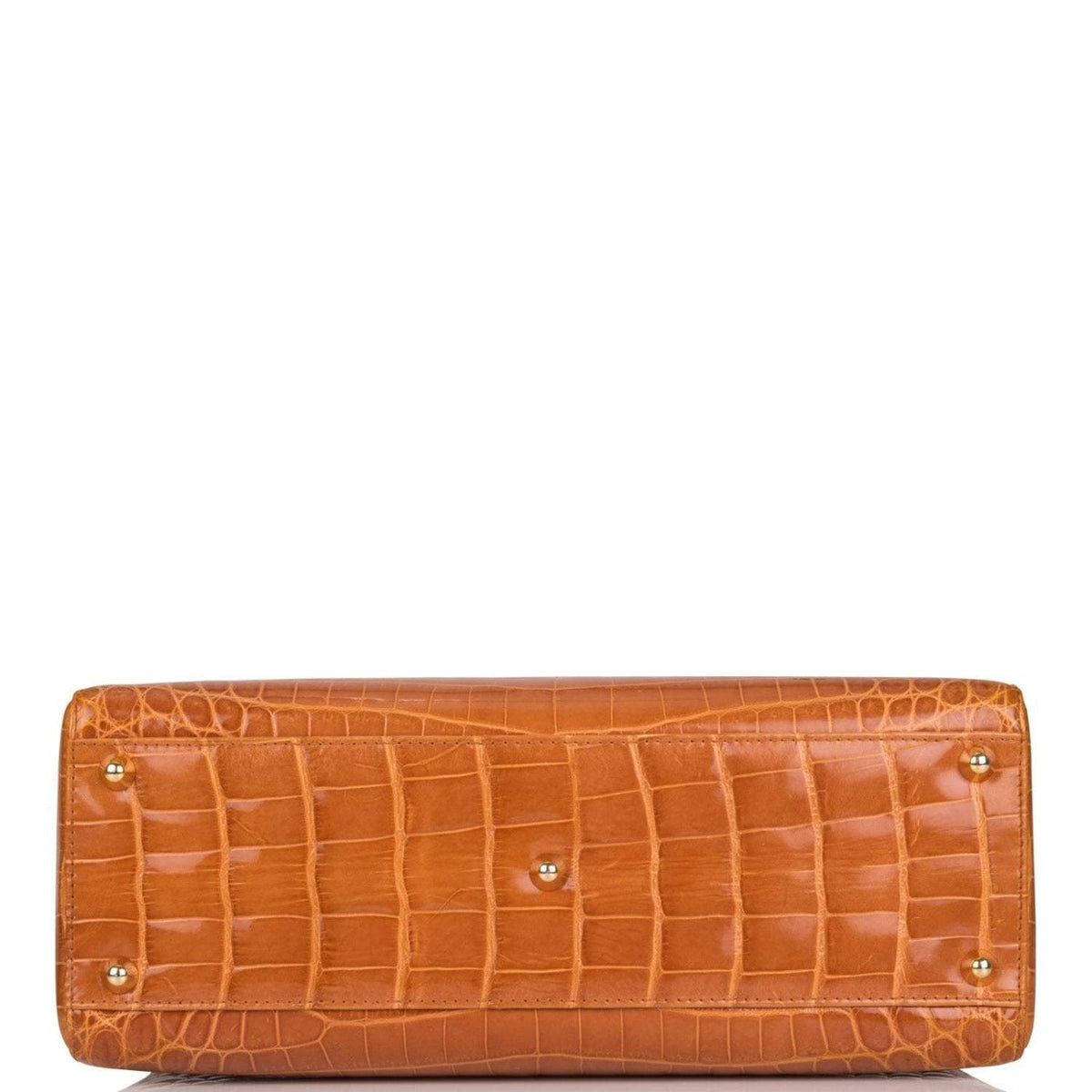 Christian Dior Honey Large Lady Dior Alligator Tote Gold Hardware Dior