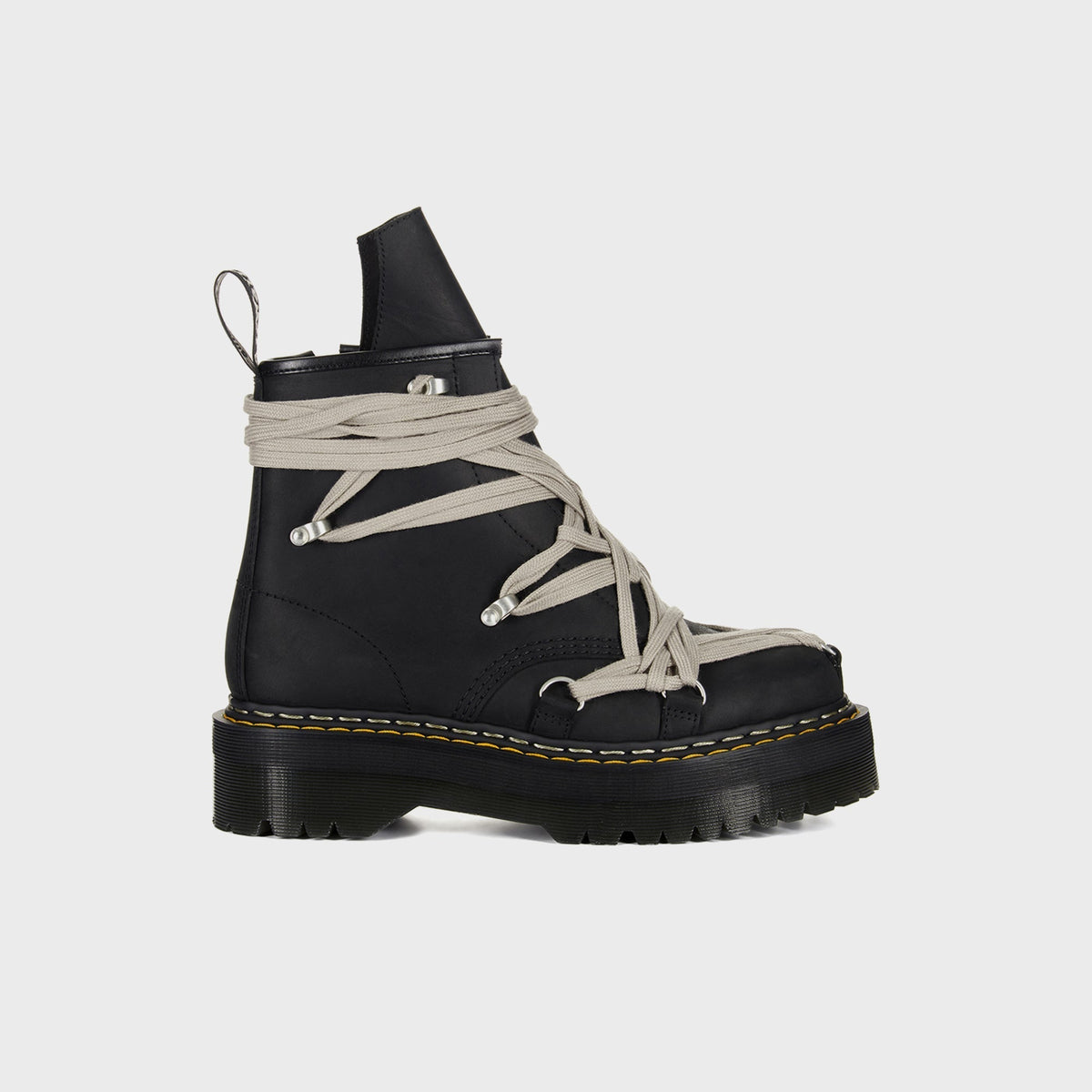 Dr. Martens x Rick Owens DRKSHDW 1460 Quad Sole Megalace® Boot - Black Dr. Martens