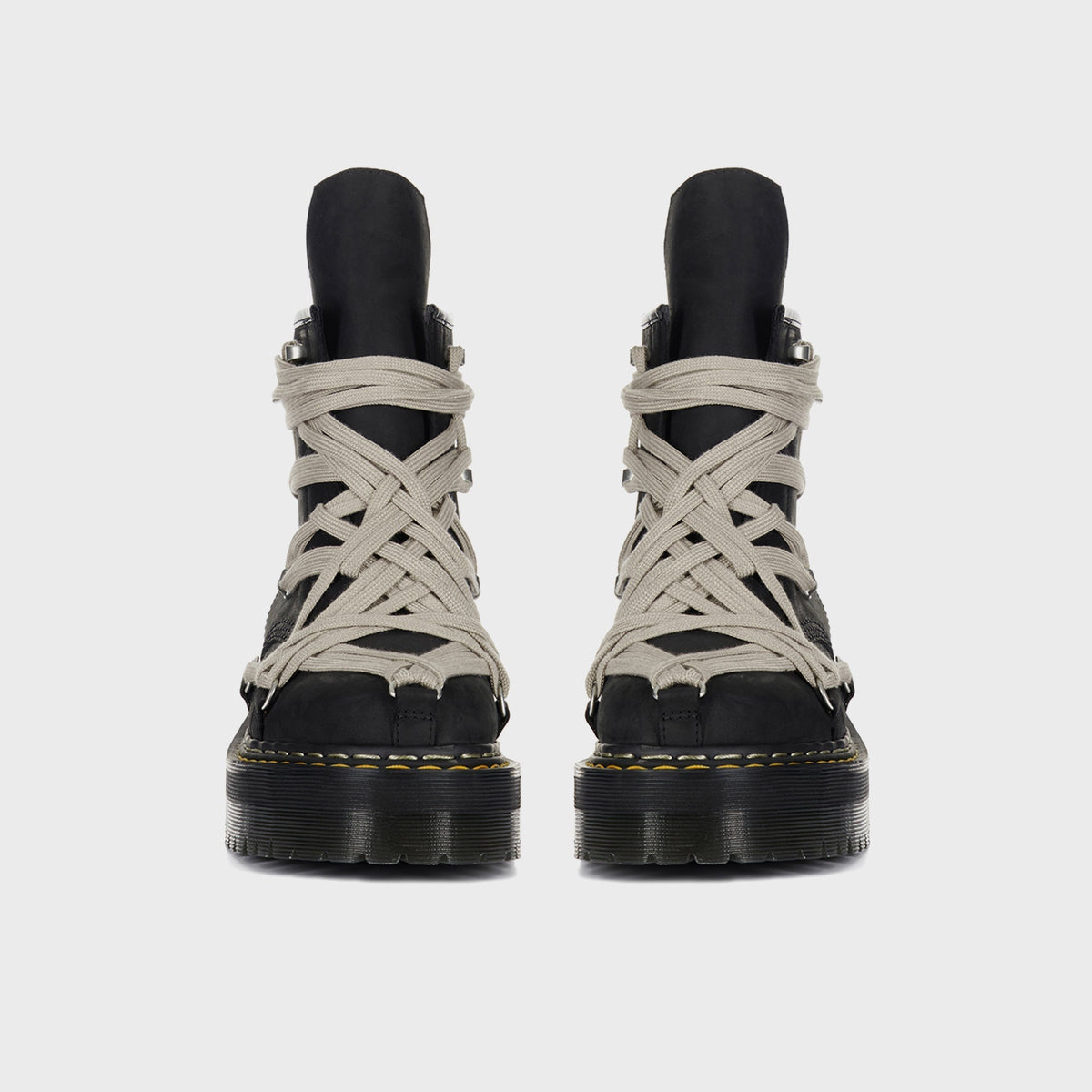 Dr. Martens x Rick Owens DRKSHDW 1460 Quad Sole Megalace® Boot - Black Dr. Martens