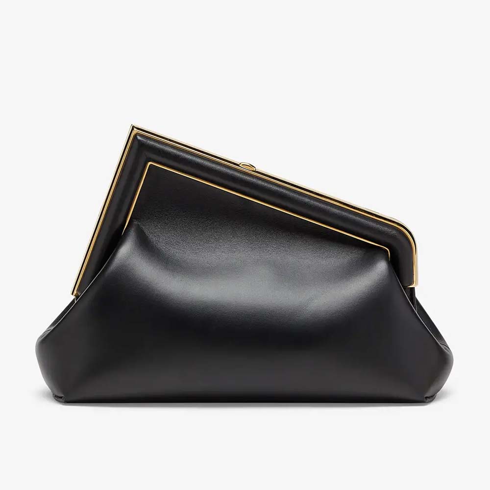 FENDI FIRST SMALL Black Leather Bag Fendi