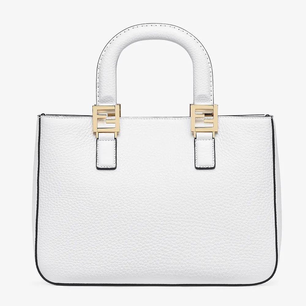 FF TOTE SMALL Cuoio Romano Leather Bag Fendi