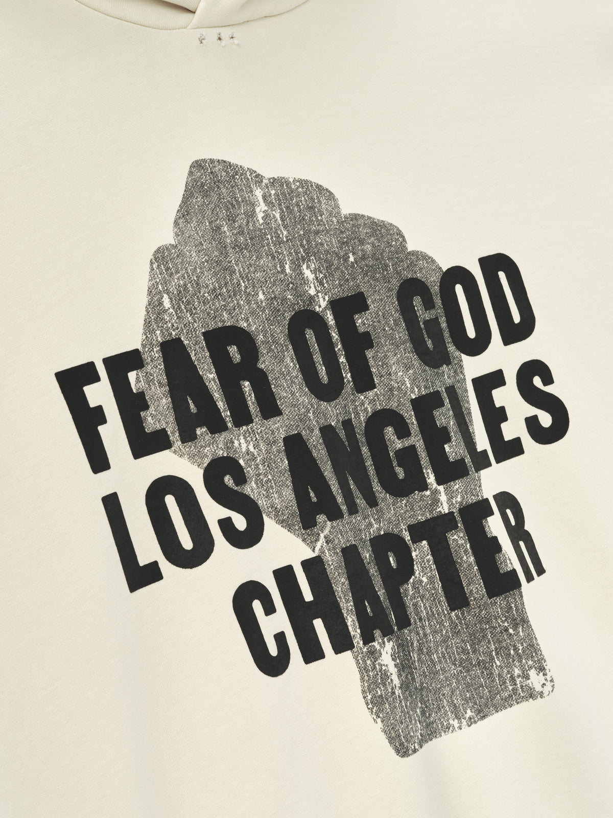 Fear of God 213 Los Angeles Chapter Heavyweight Hoodie Sunfaded Cream BagAg