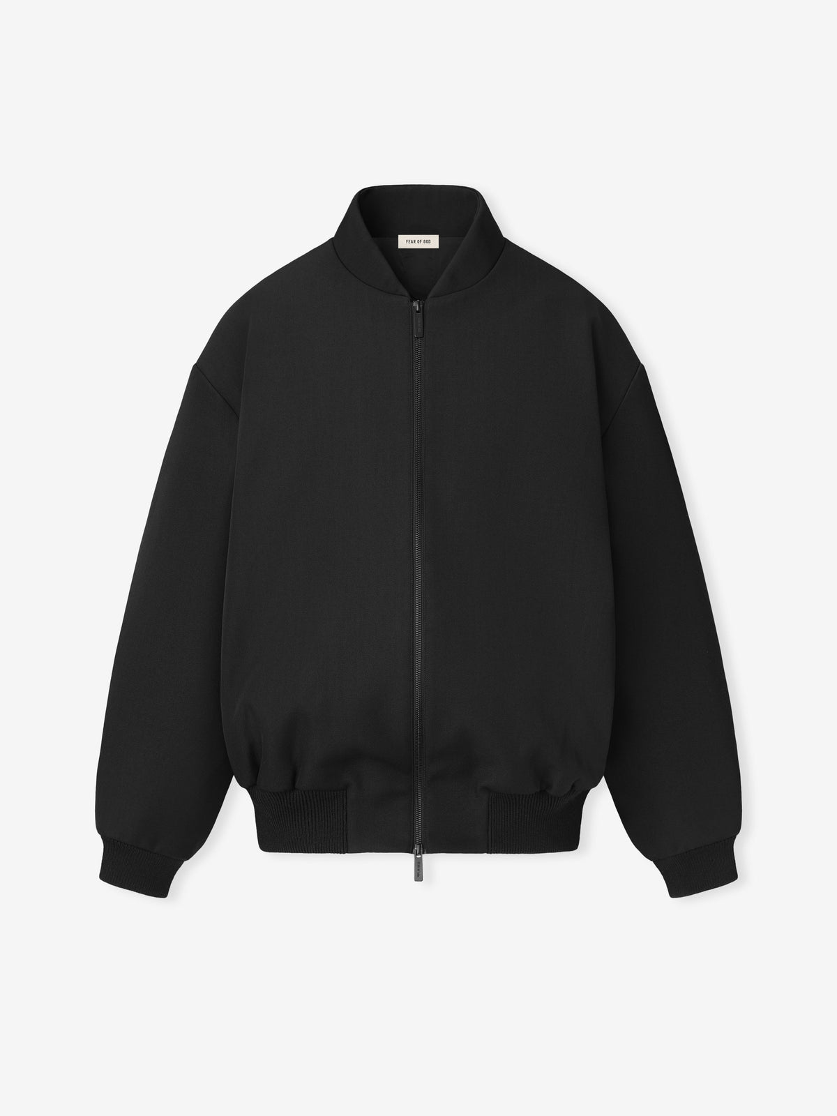 Fear of God Wool-Cotton Twill Heavyweight Bomber Jacket Black BagAg