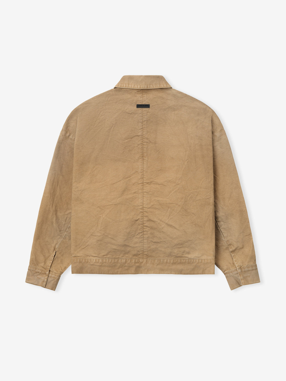 Fear of God Japanese 100% Cotton Canvas Utility Jacket Sun-Faded Tan BagAg