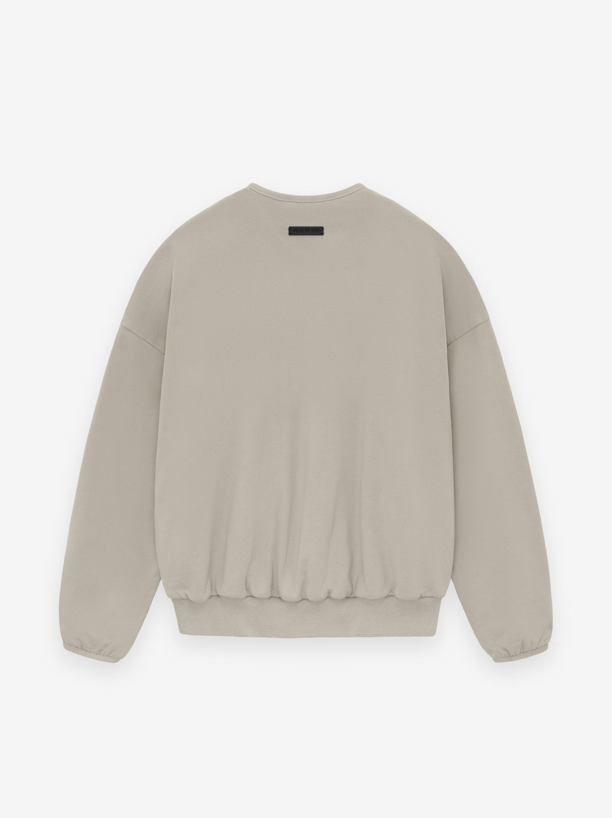 Fear of God 100% Cotton Vintage Wash Bound Crewneck Sweatshirt Light Beige BagAg