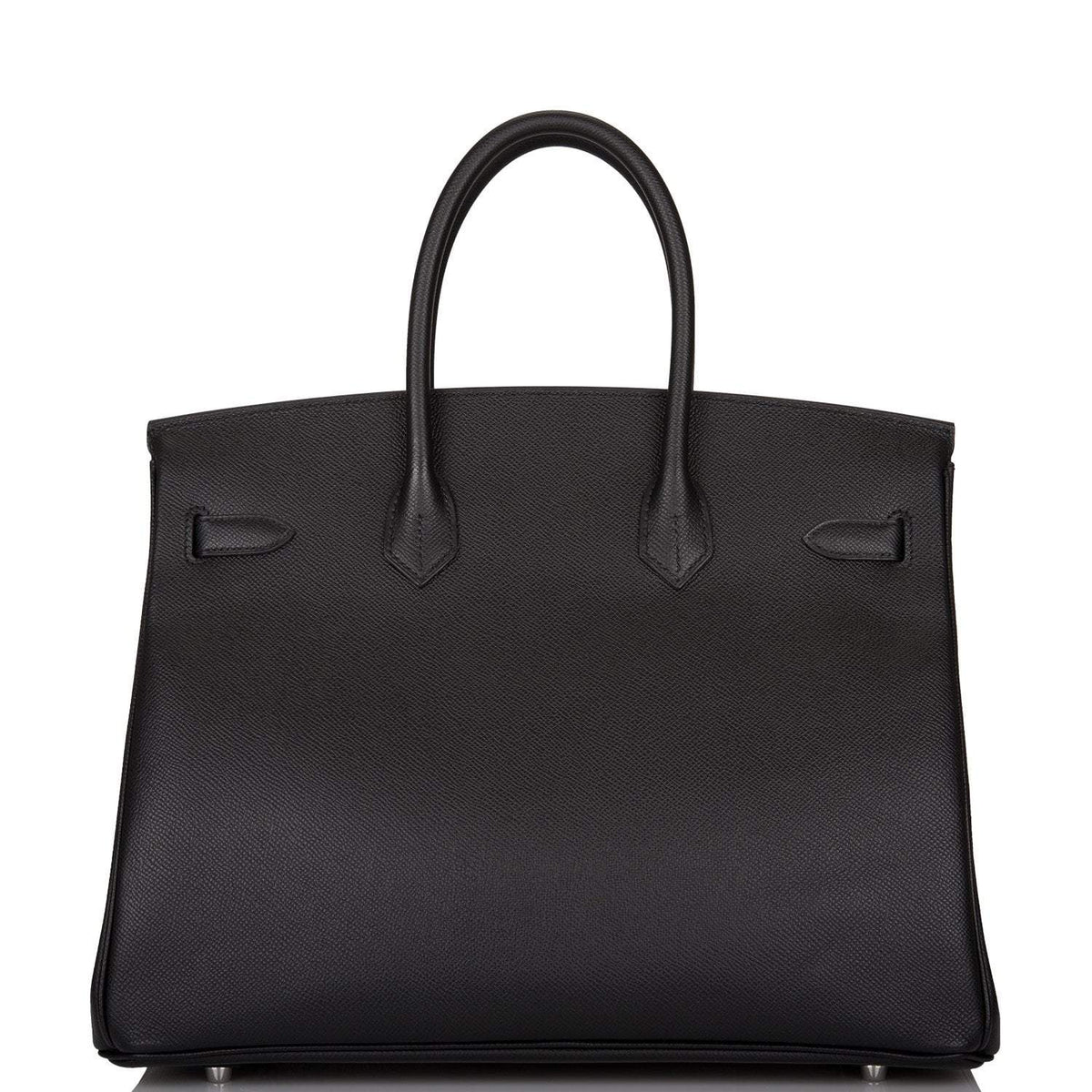 Hermes Birkin 35 Black Epsom Palladium Hardware BagAg