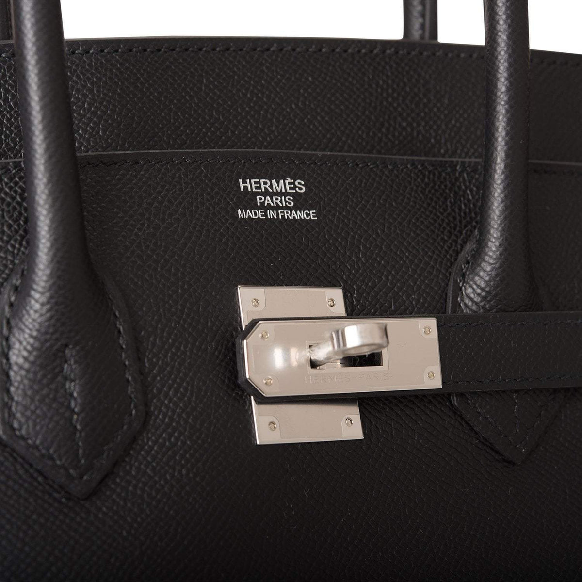 Hermes Birkin 35 Black Epsom Palladium Hardware BagAg